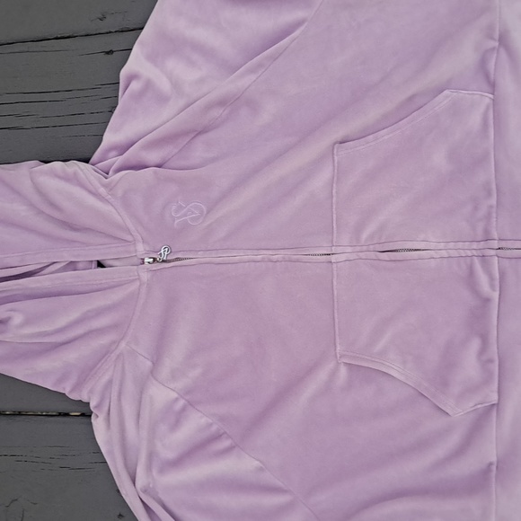 Victorias Secret velour zip up - Picture 2 of 4